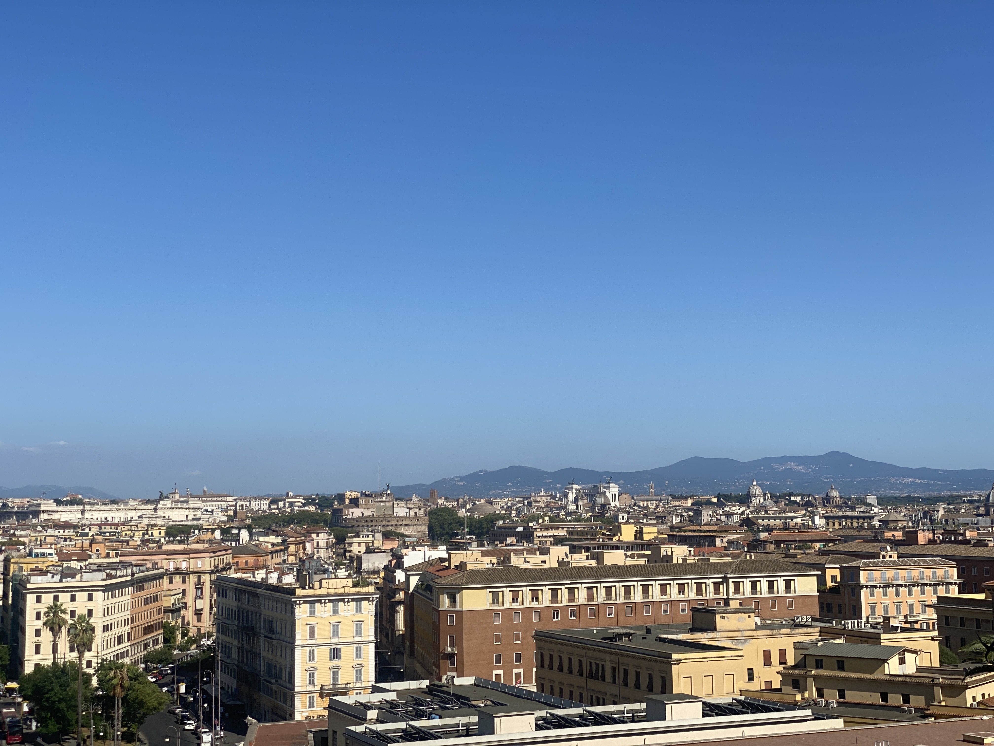 Header image: skyline of Rome from the Vatican museums